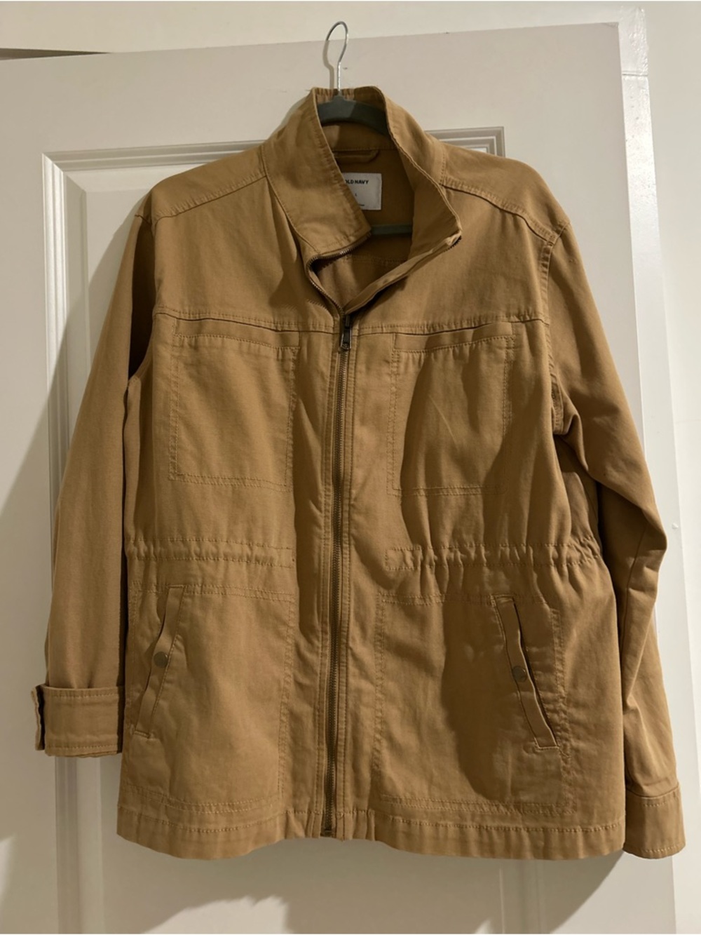 Women’s Casual Zip-Front Jacket - Camel